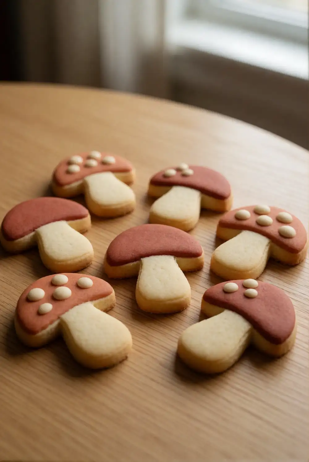 Decorate Woodland Mushroom Cookies in Earthy Colors