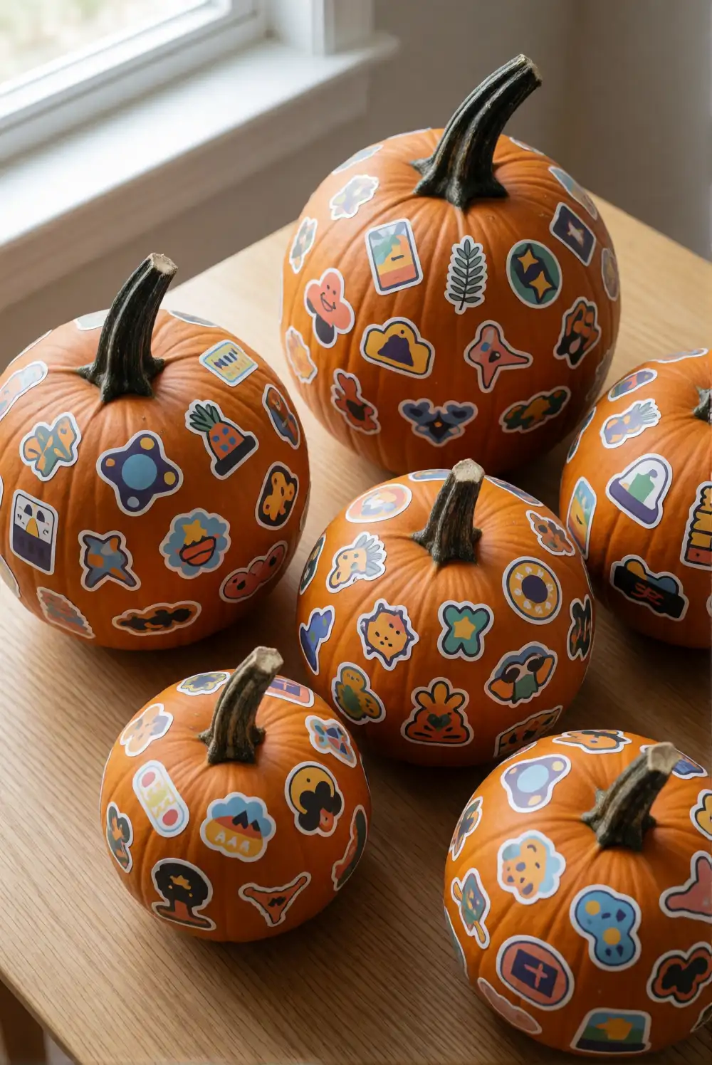 Decorative Pumpkin Stickers