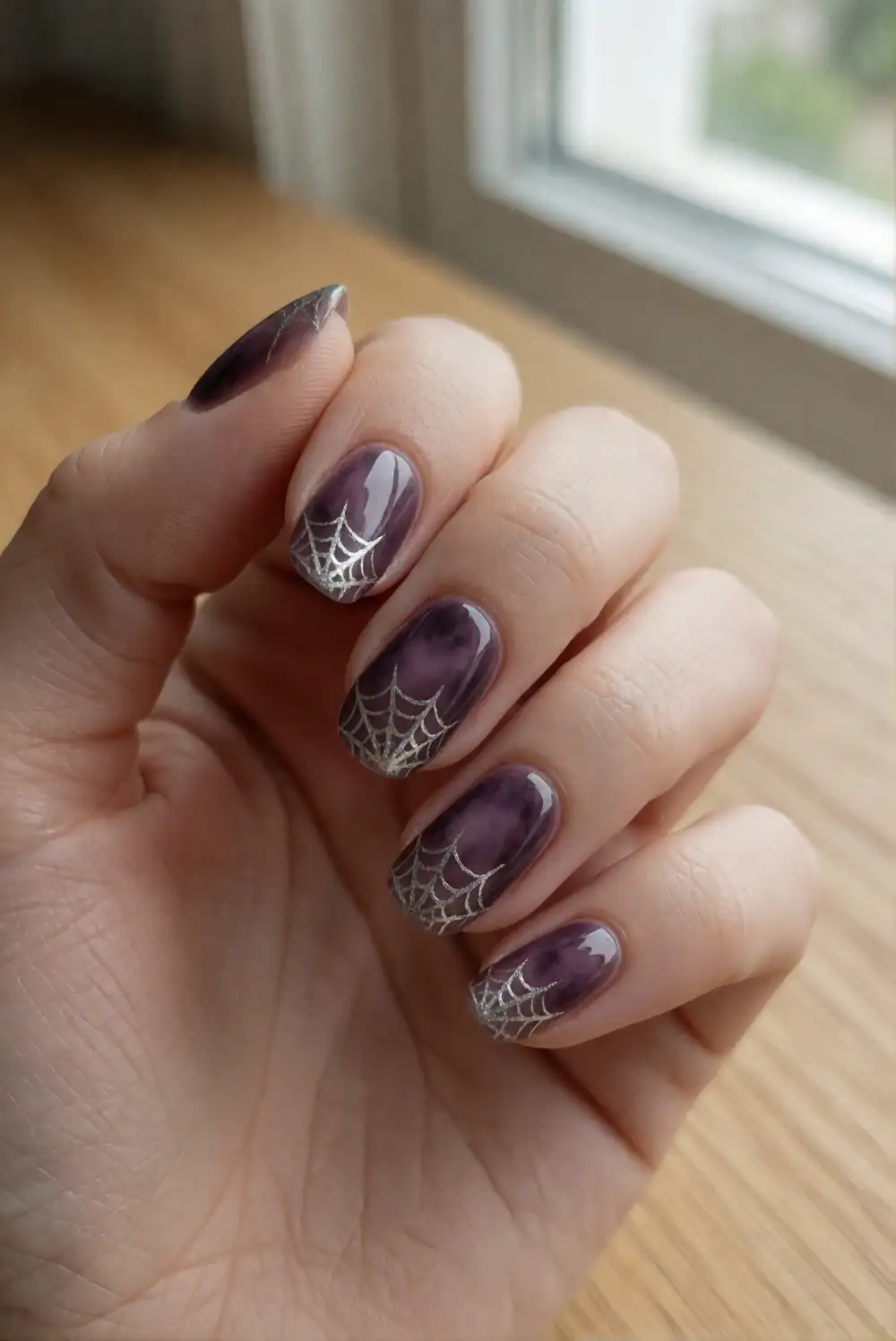 Delicate Spiderweb Corners