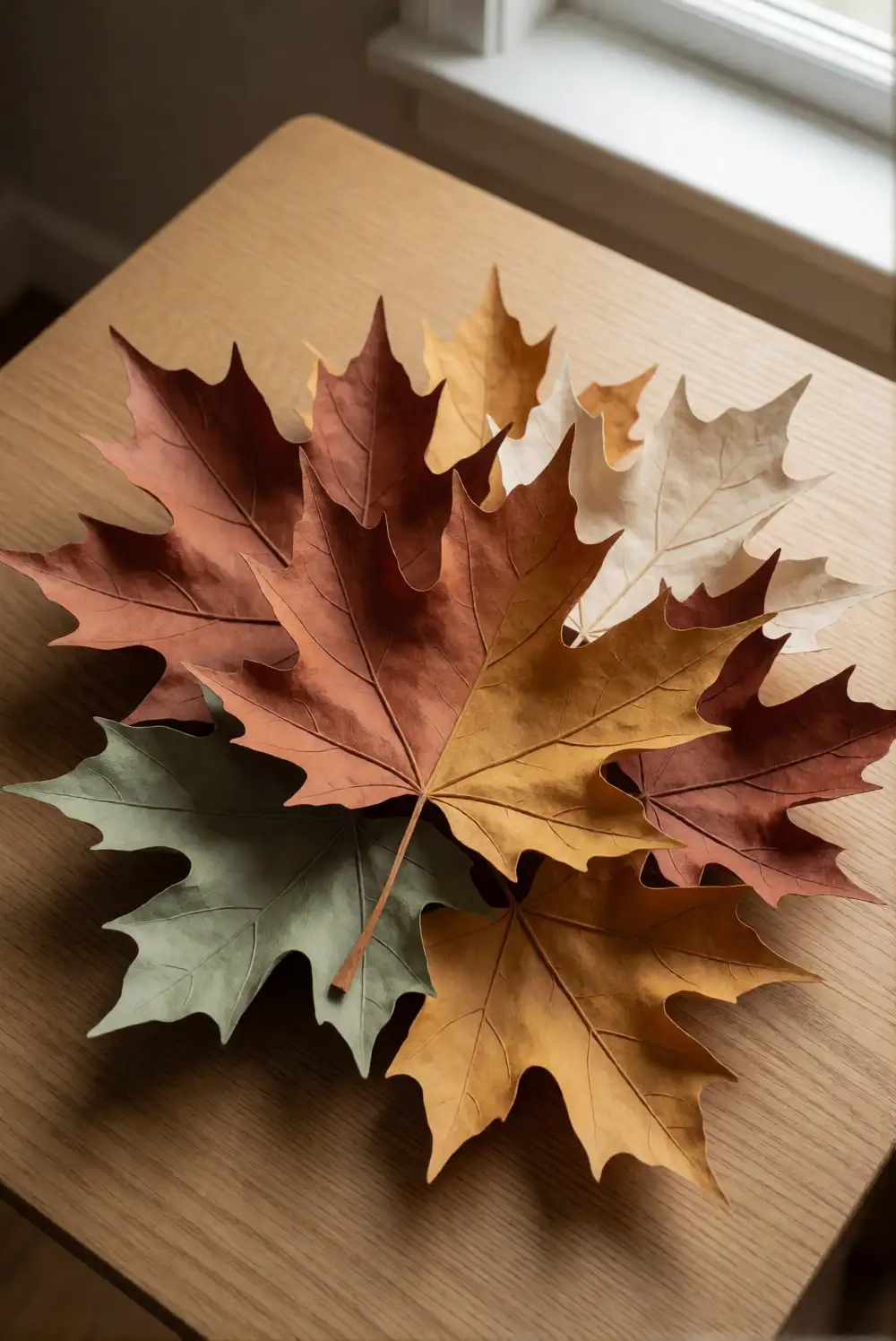 Dimensional Maple Leaf Wall Cluster
