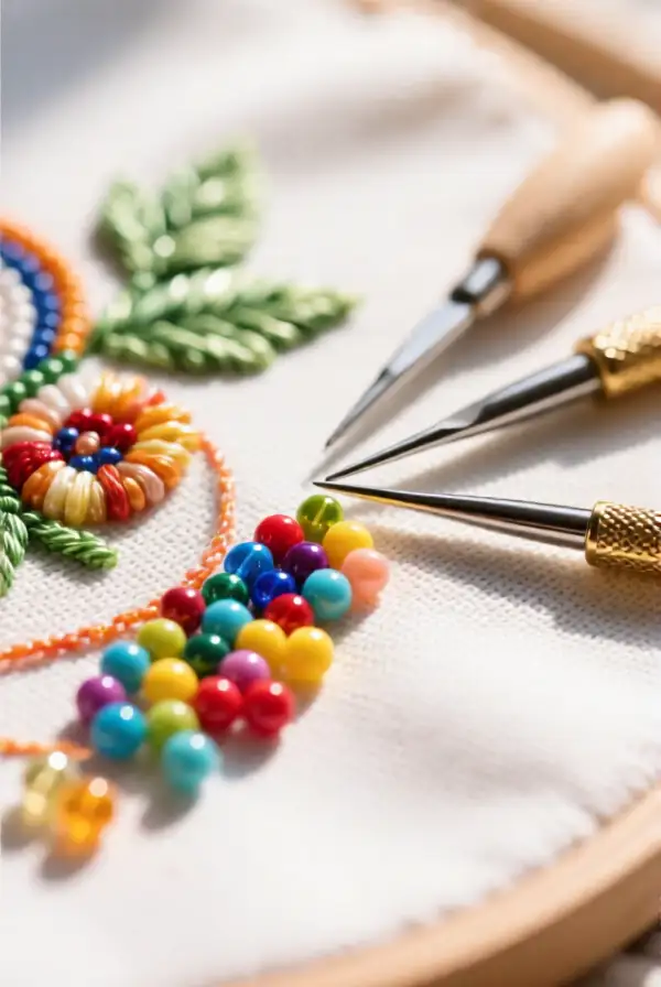 Discover the Basics of Bead Embroidery