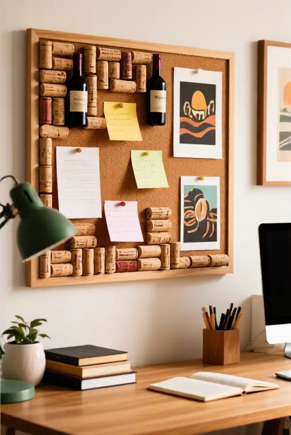 DIY Cork Bulletin Board