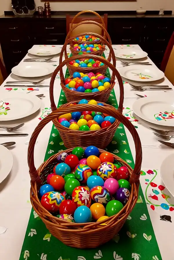 DIY Easter Basket Centerpieces