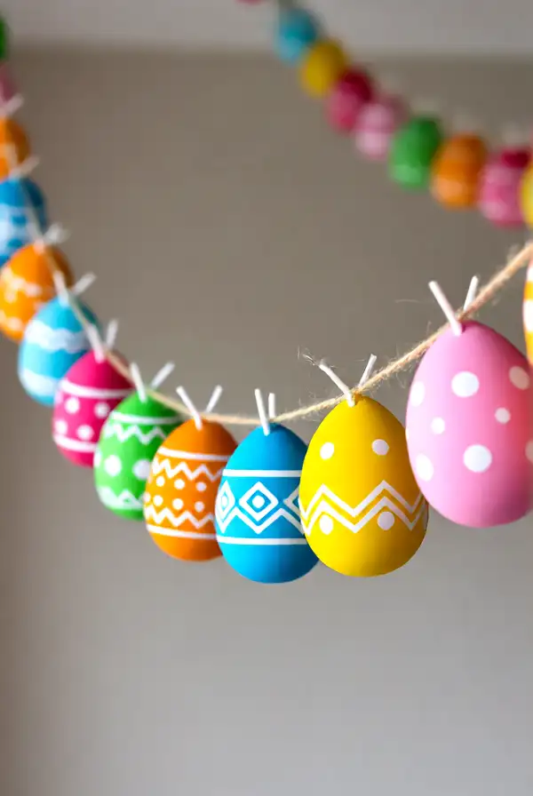 DIY Easter Egg Garland
