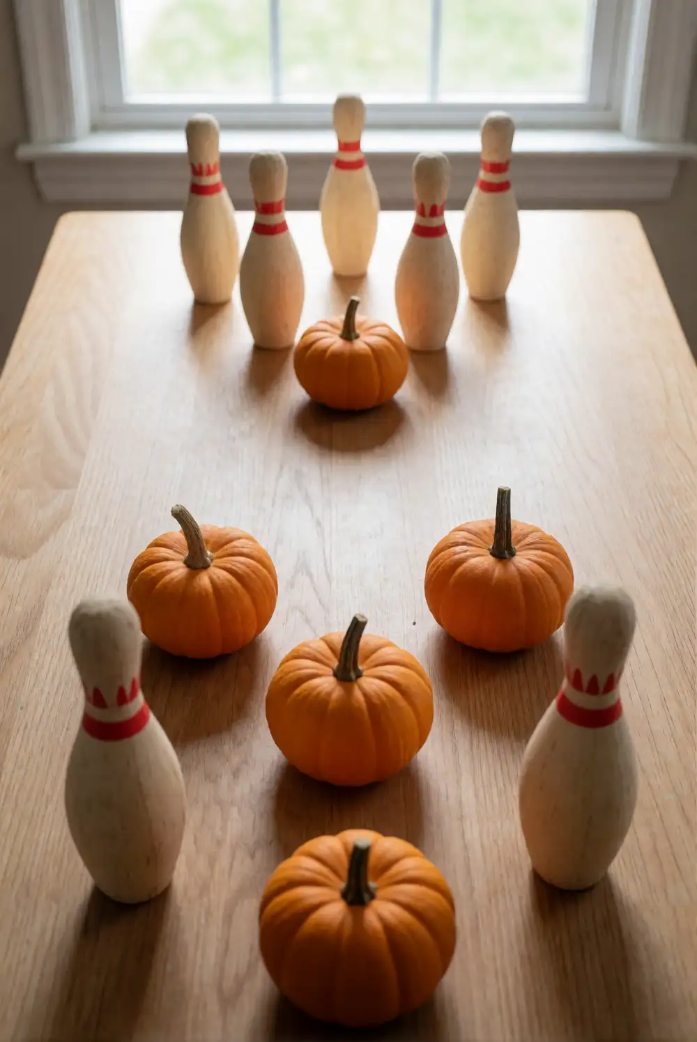 DIY Pumpkin-Bowling Game