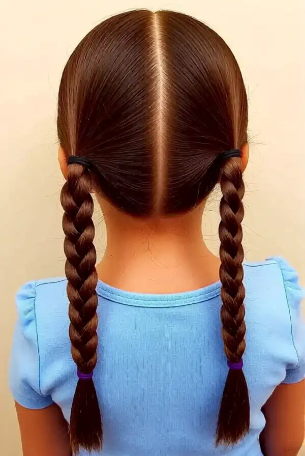 Double Braided Pigtails