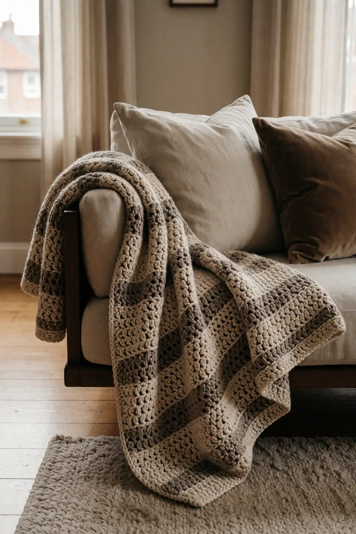 Draped Sofa Styling That Feels Intentional