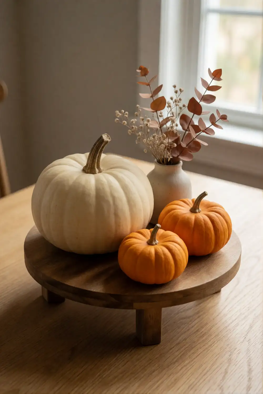 Dress a Stair Landing with Pumpkin Tiers