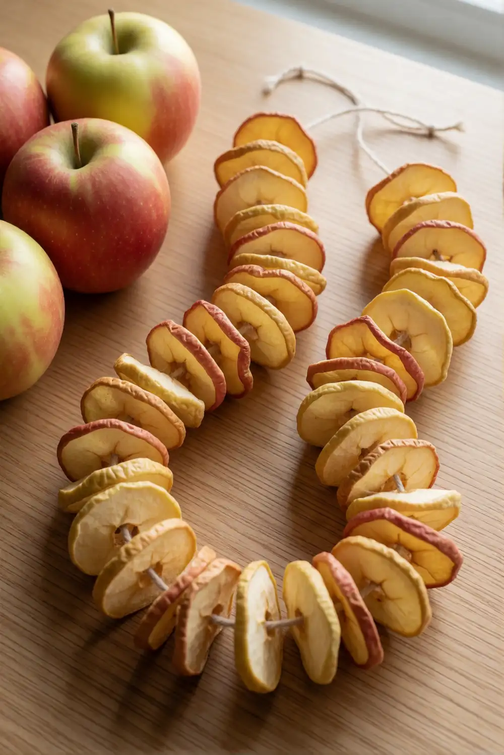 Dried Apple Slice Garland
