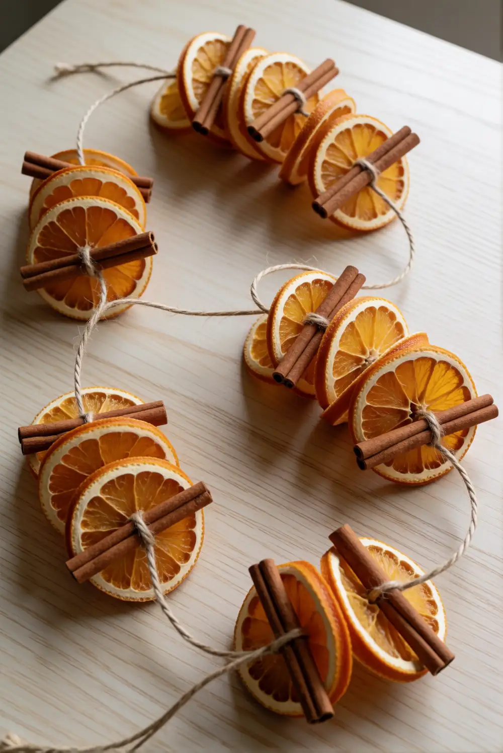 Dried Orange and Cinnamon Garland