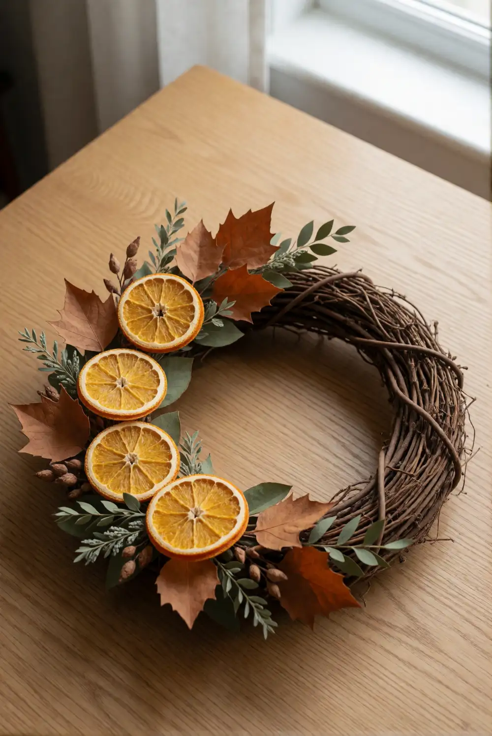 Dried Orange Slice Wreath
