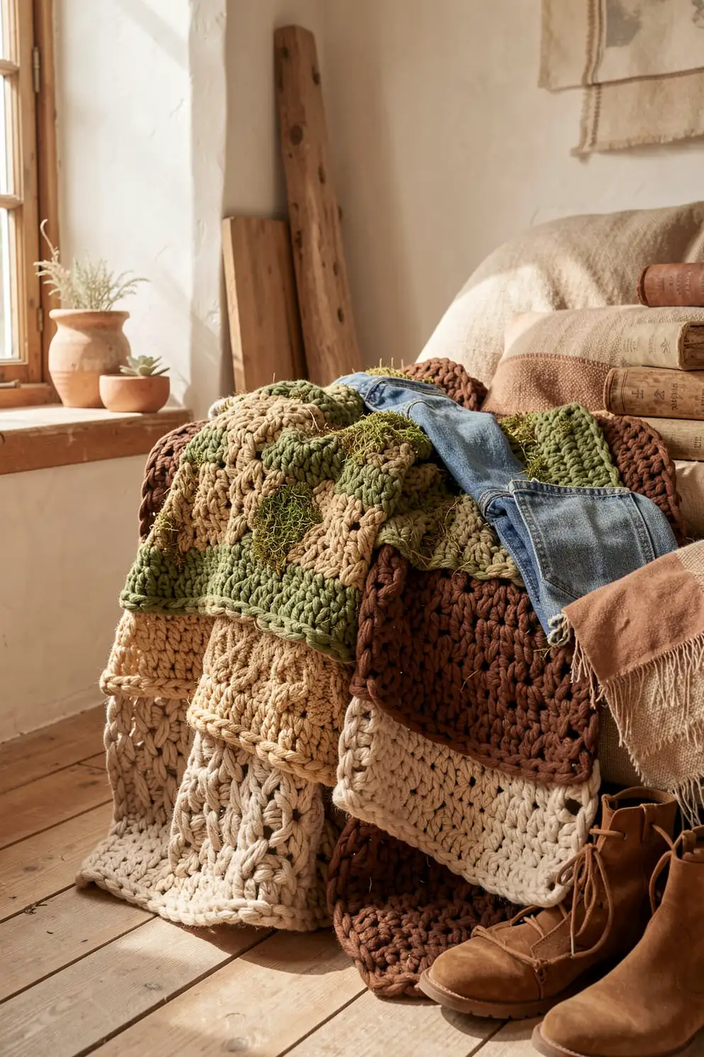 Earth Tone Crochet Looks For Natural Warmth