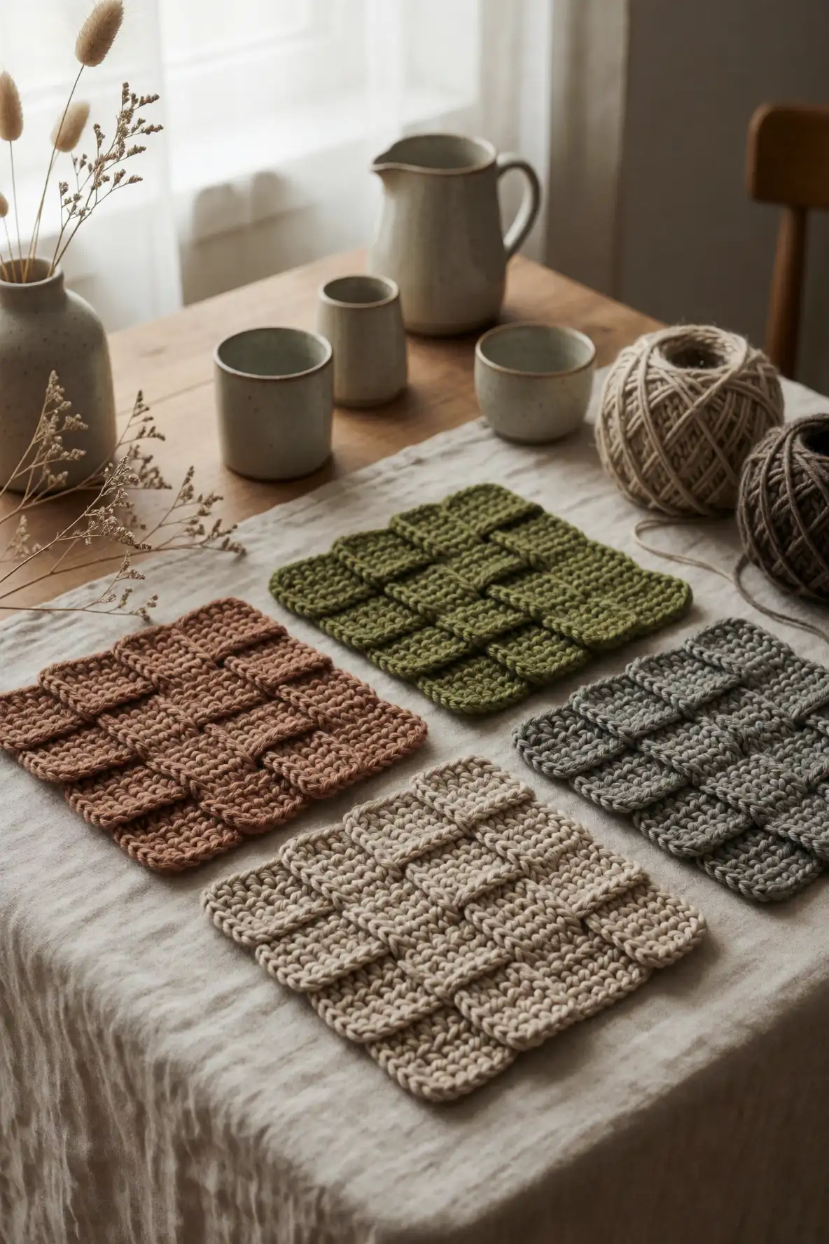 Earthy Yarn Palettes For Natural Texture