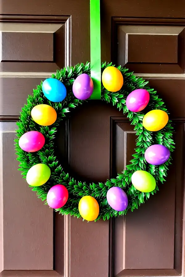 Easter Egg Wreath