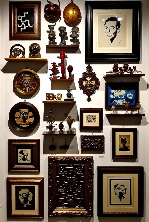 Eclectic Collectibles Displayed Creatively