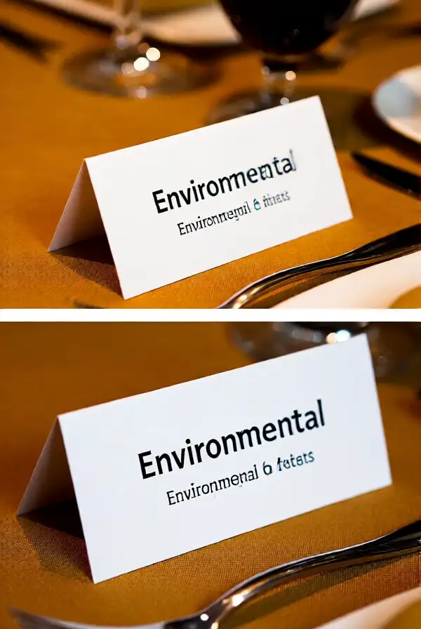 Educative Table Place Cards