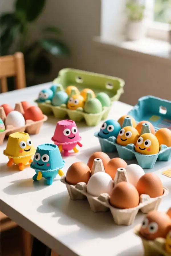 3. Egg Carton Critters