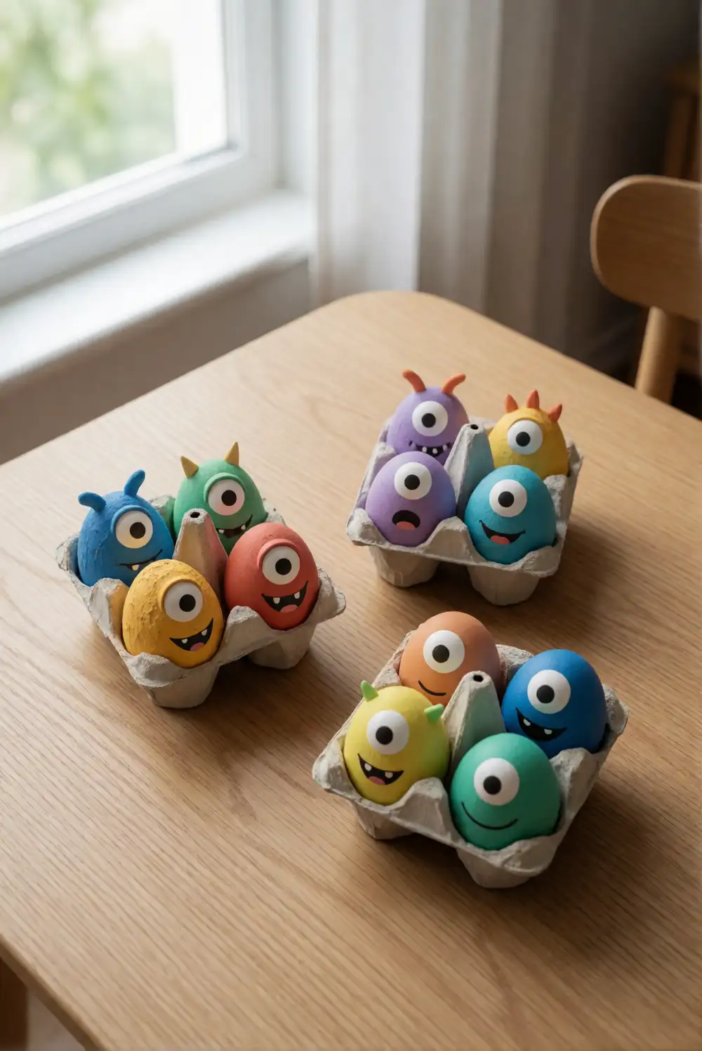 Egg Carton Monsters