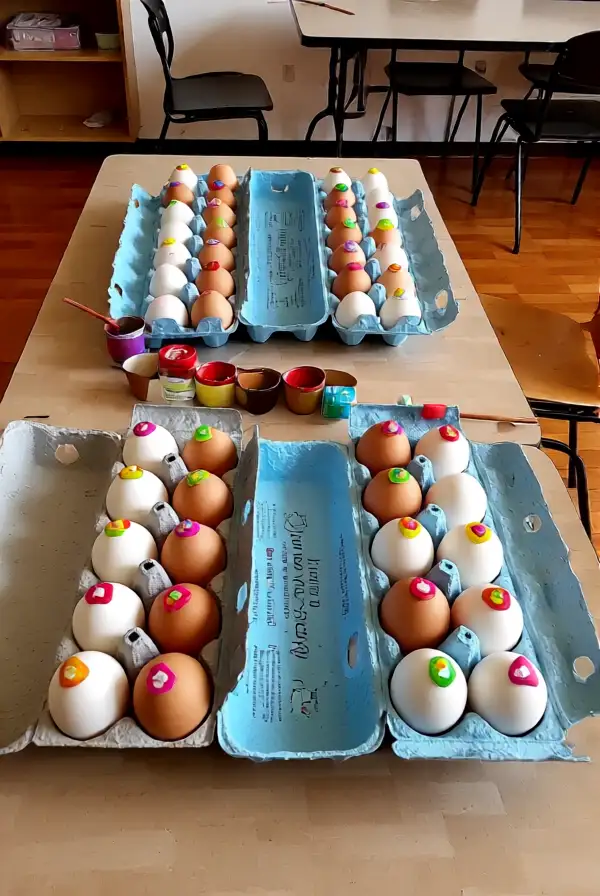 Egg Decorating Station