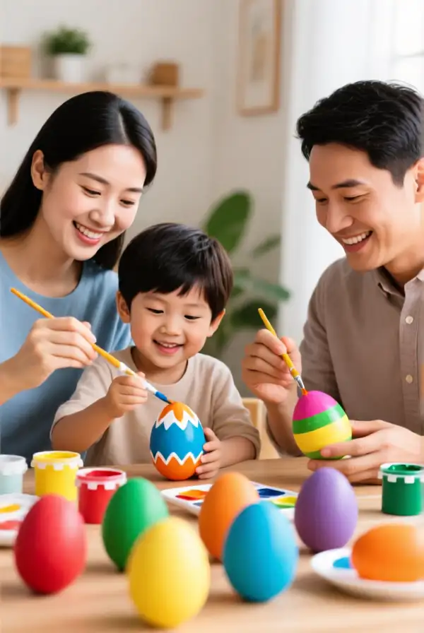 Egg-shaped Painting Fun