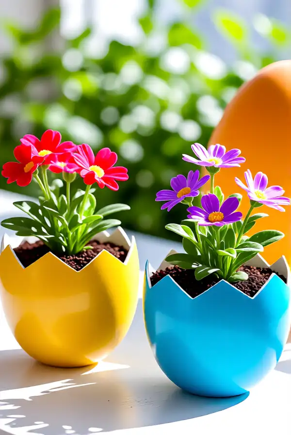 Egg Shell Planters