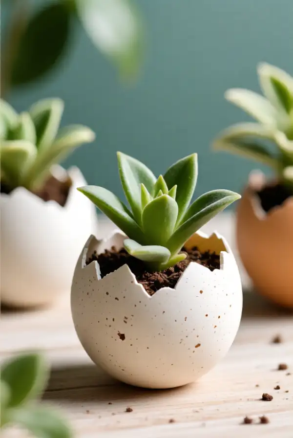 Eggshell Planters