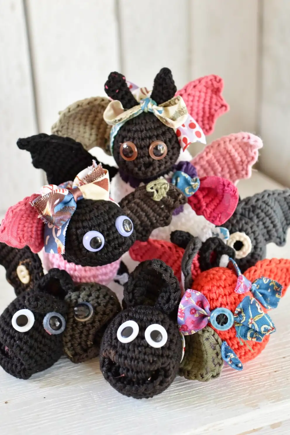 Embellishing Your Crochet Bats