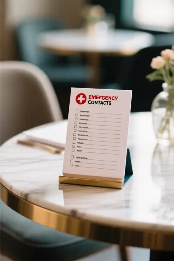 Emergency Contacts List