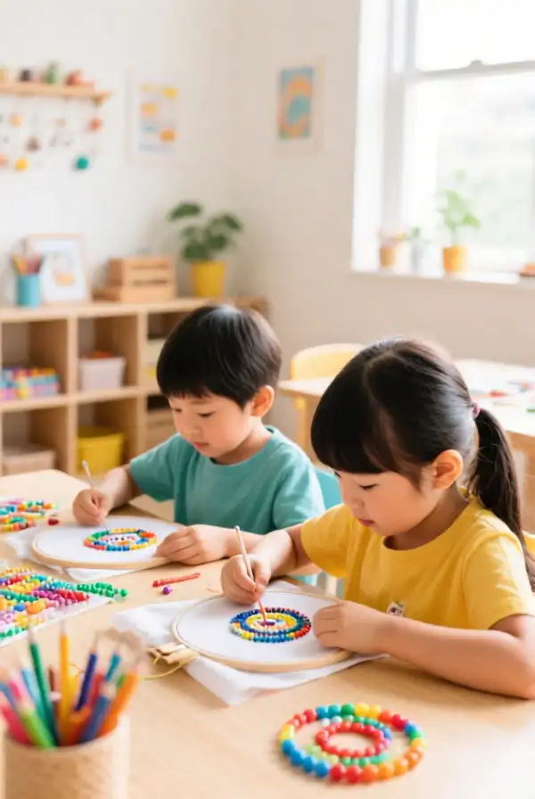 Engaging Bead Embroidery for Kids