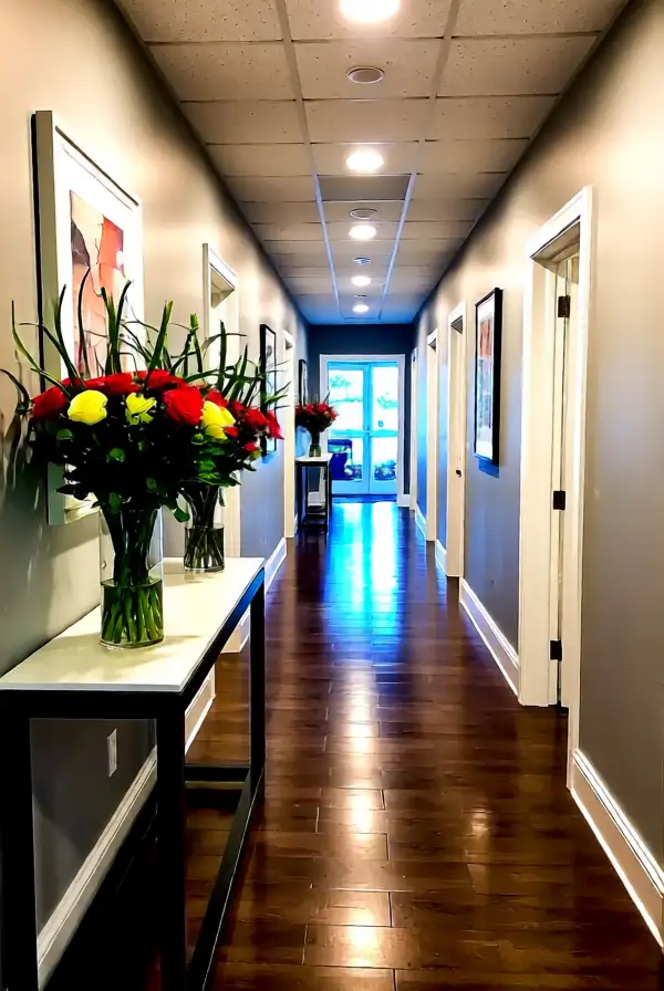 Enhancing Hallways with Floral Displays