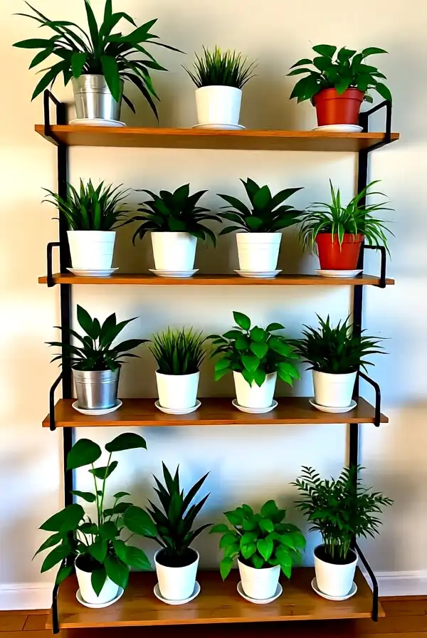 Enhancing Style with Indoor Plant Shelves