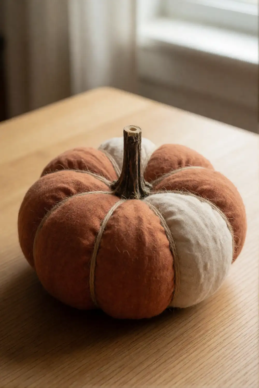 Fabric Scrap Pumpkin