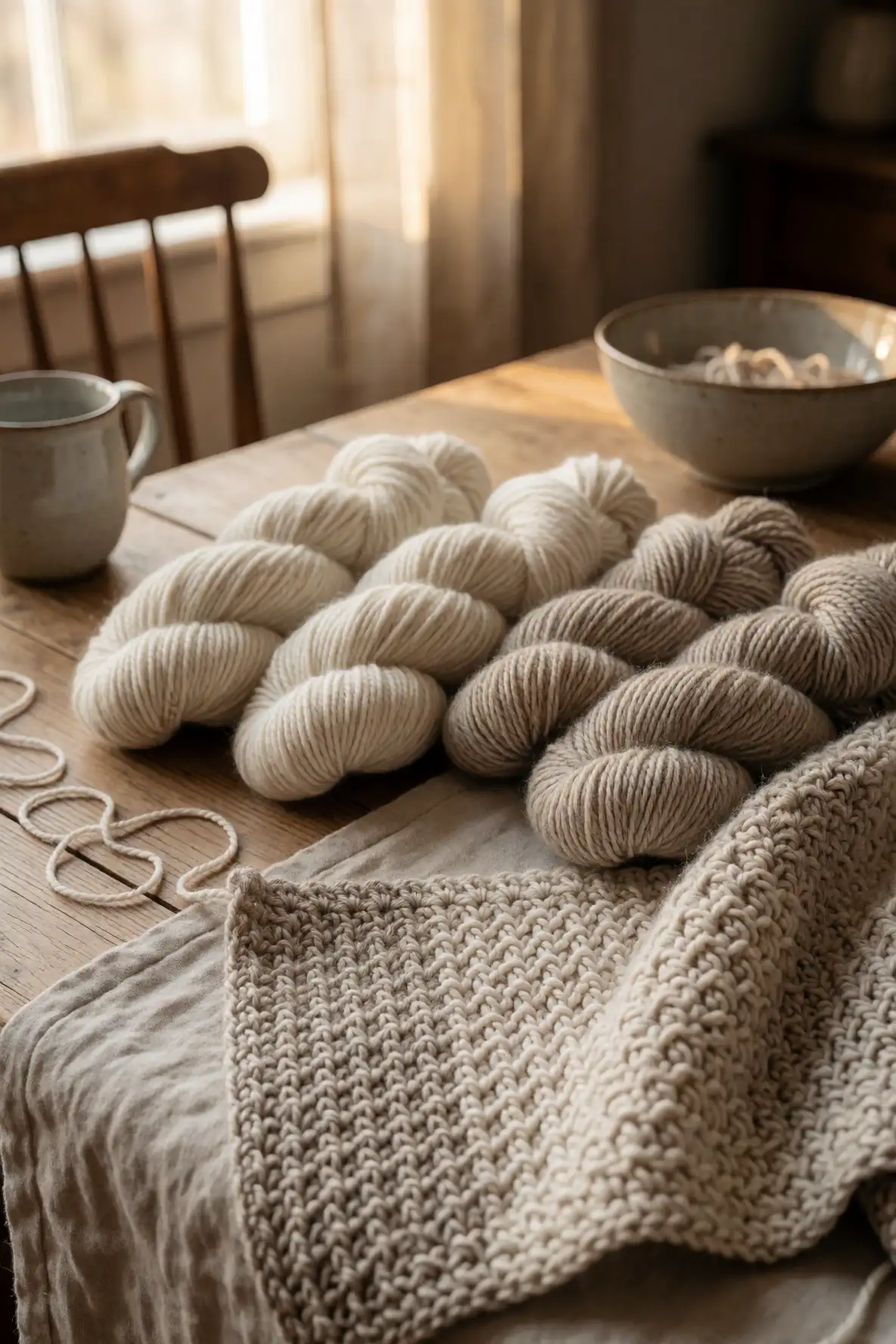Farmhouse Texture Starts With Yarn Choice