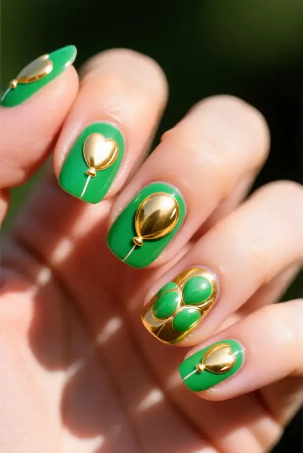 Festive Balloon Nails