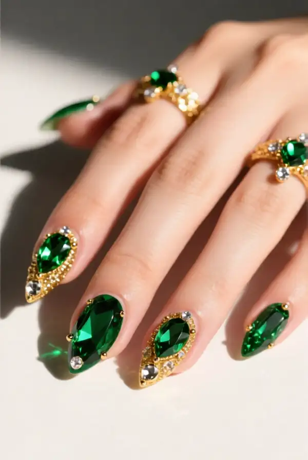 Festive Nail Gems