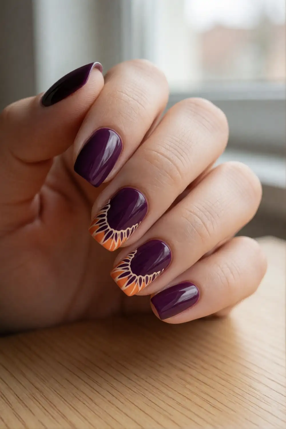 Fine Spiderweb Corner Nails