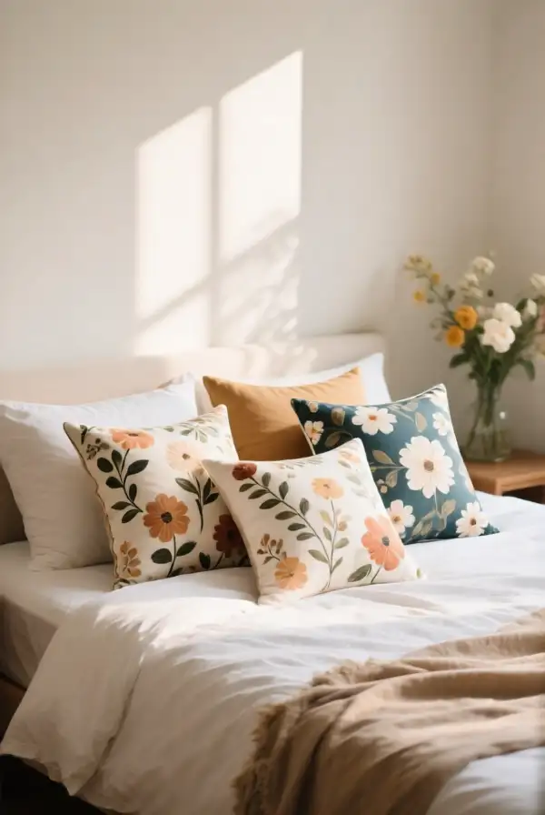 Floral Accent Pillows