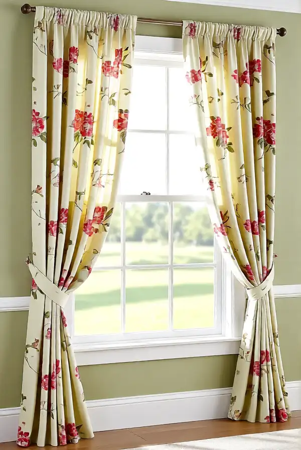 Floral Curtains