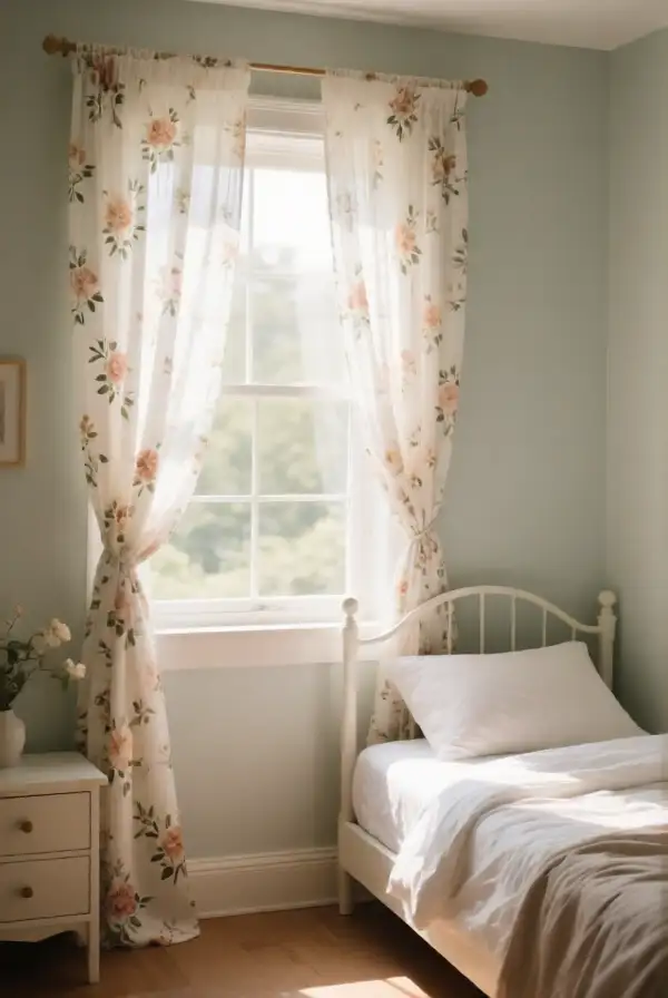 Floral-Inspired Curtains