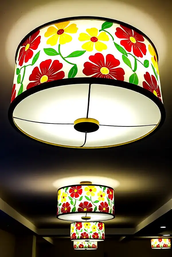 12. Floral-themed Lighting