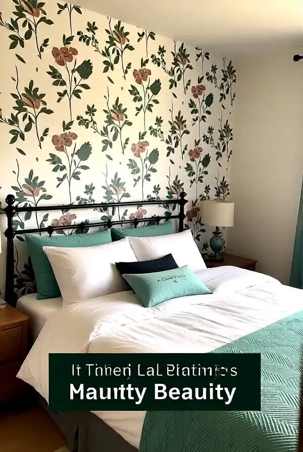 Floral Wallpaper to Enhance the Bedroom Atmosphere