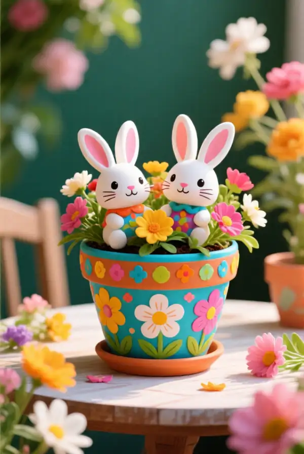 Flower Pot Bunnies