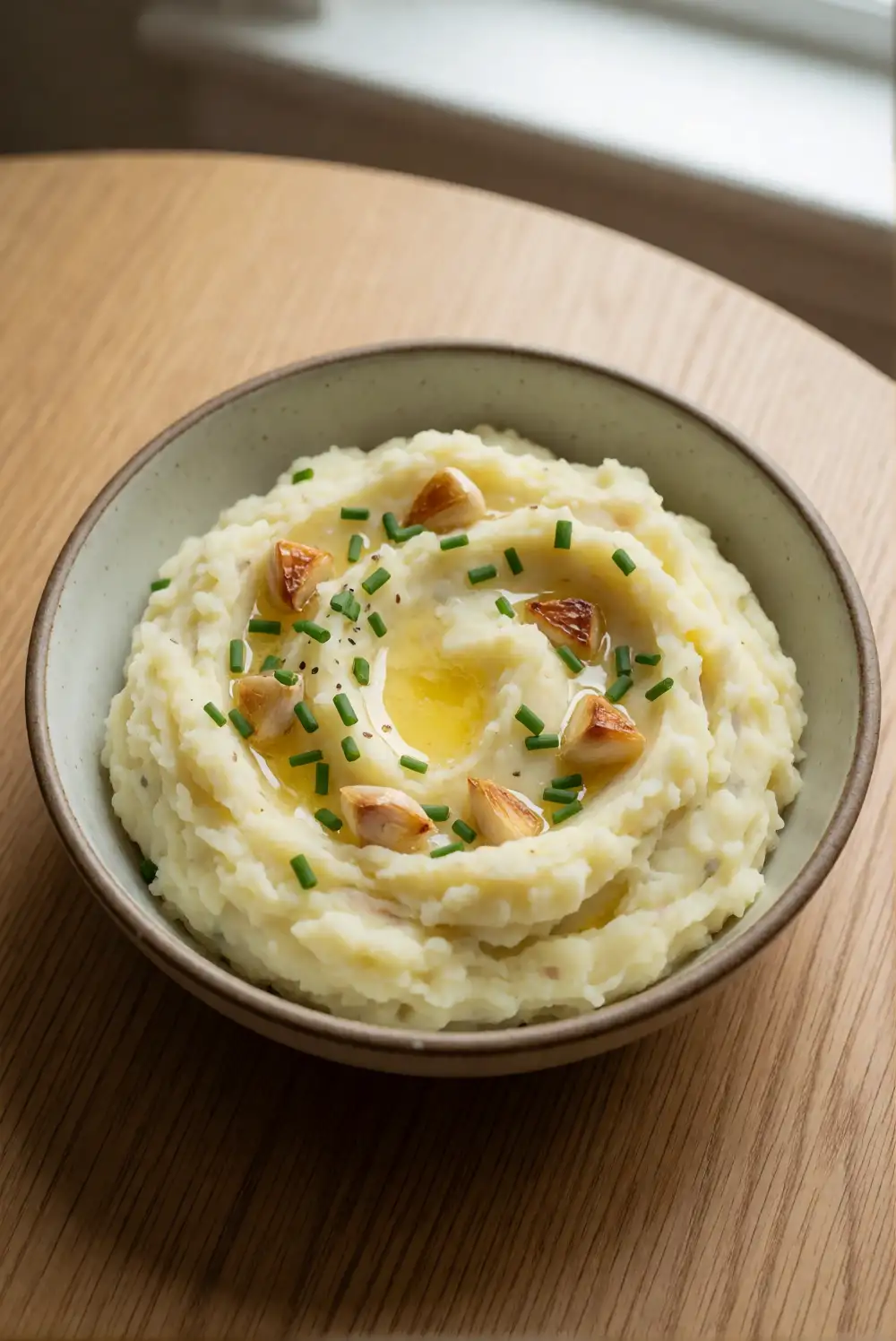 Fluffy Garlic Mashed Potatoes
