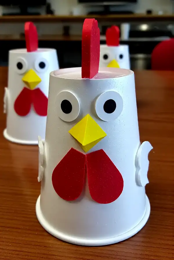 Foam Cup Chickens
