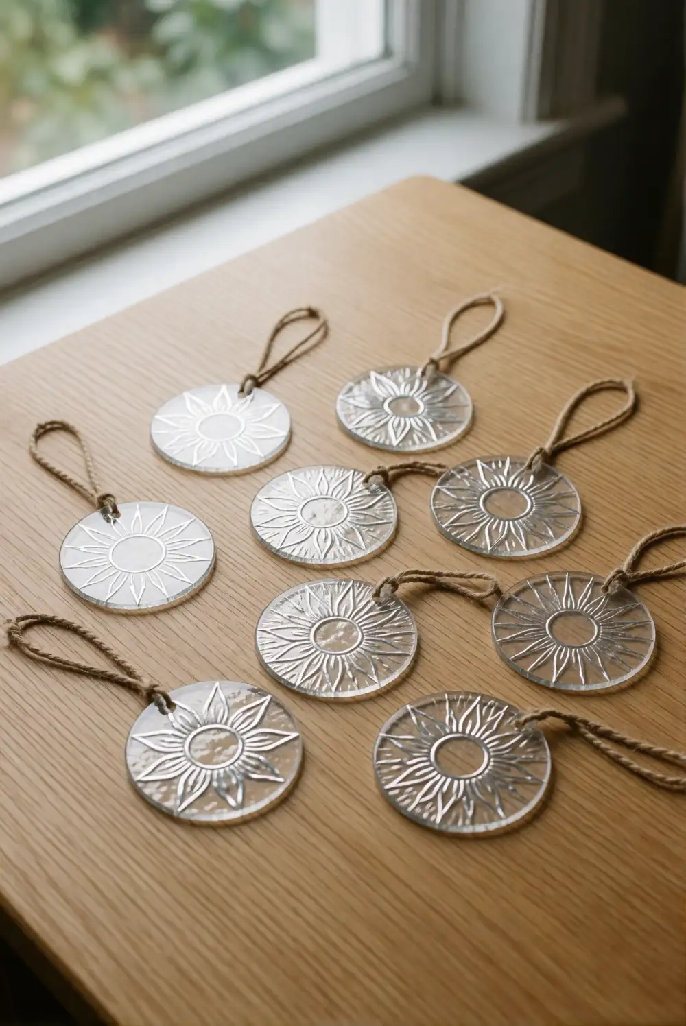 Foil-Stamped Suncatchers