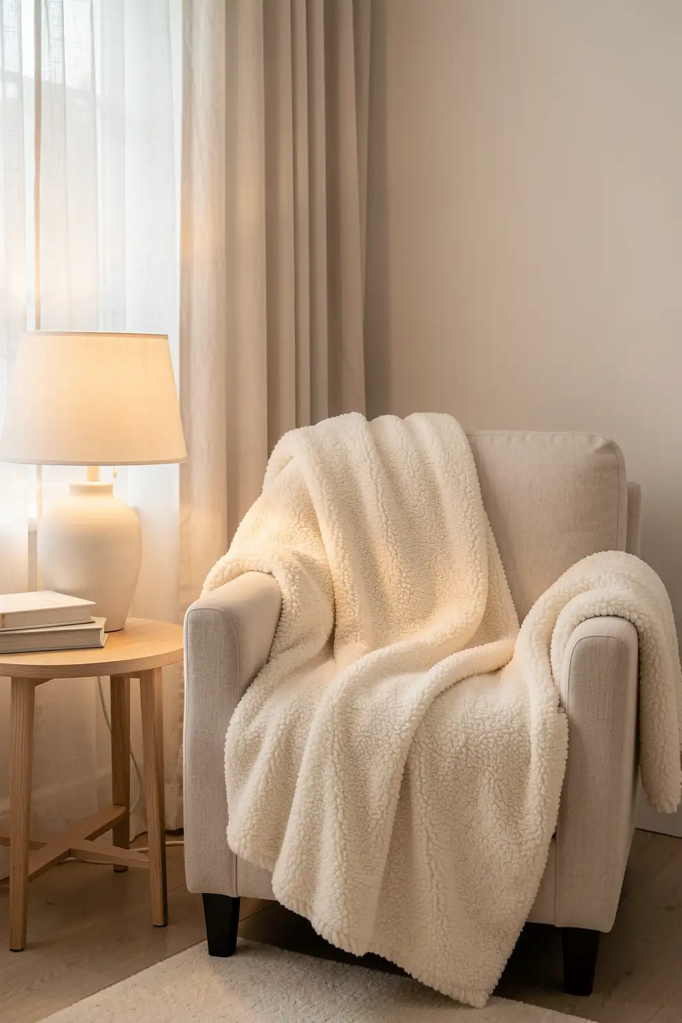 Fold Sherpa Layers Into Calm Corners