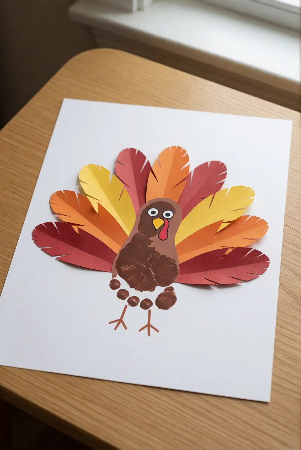 Footprint Autumn Turkey Art