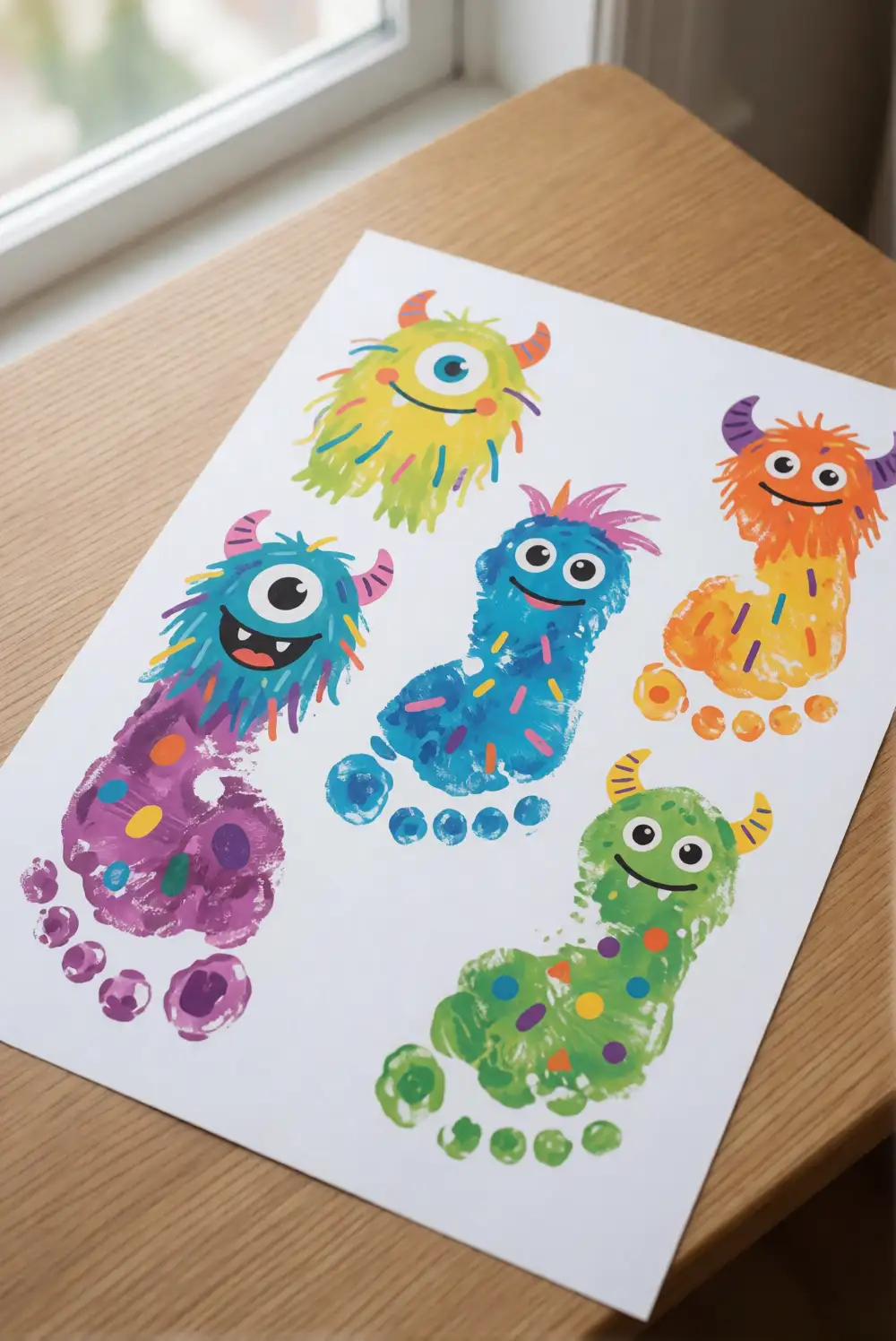 Footprint Friendly Monsters
