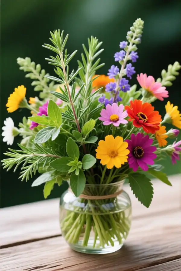 Fragrant Herb Centerpieces