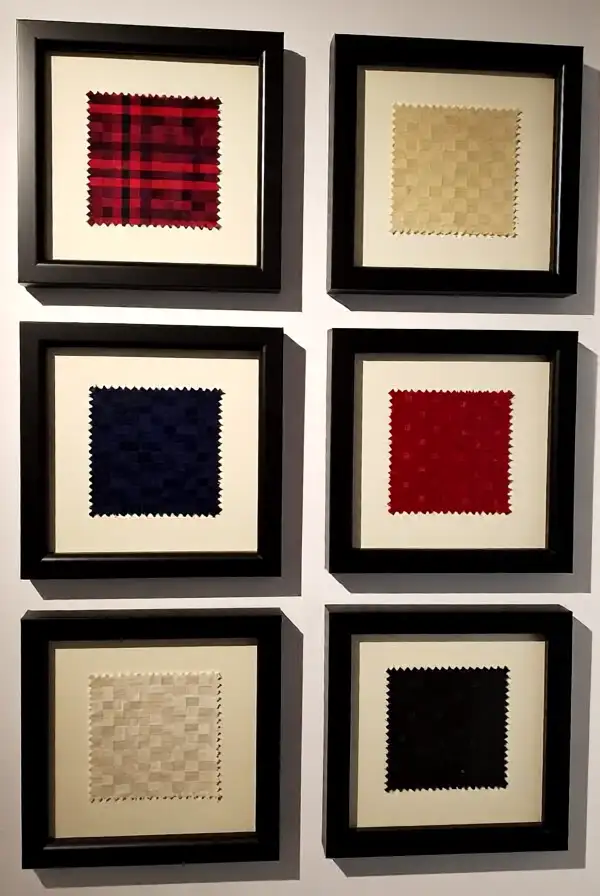 Framed Fabric Swatches